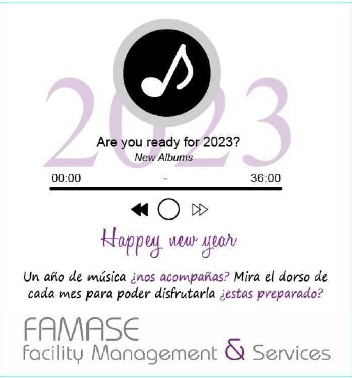 Nuestro calendario 2023 #FacilityManagement #Musica